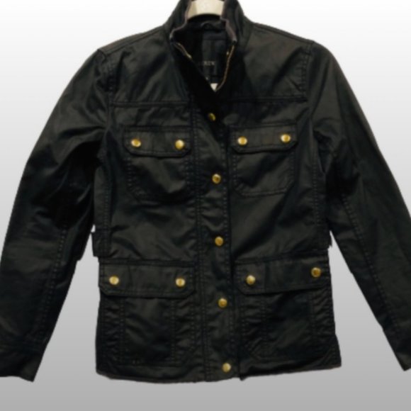 J. Crew Black Downtown Field Jacket, XSP - Picture 3 of 11